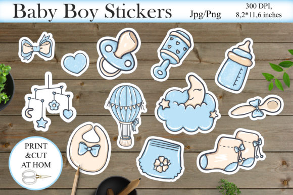 Download Baby Shower Printable Stickers Design - Shower Collection