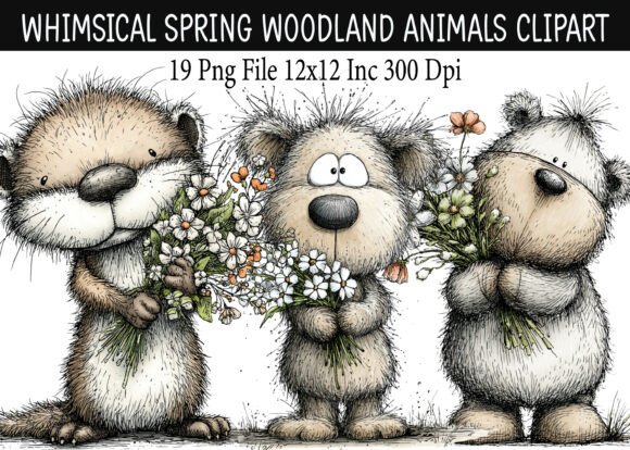 Download Whimsical Spring Woodland Animals - Spring woodland animals Collection