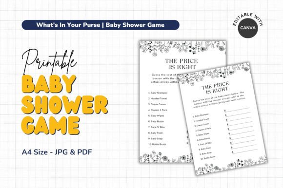 Download The Price is Right Baby Shower Game - Shower Collection
