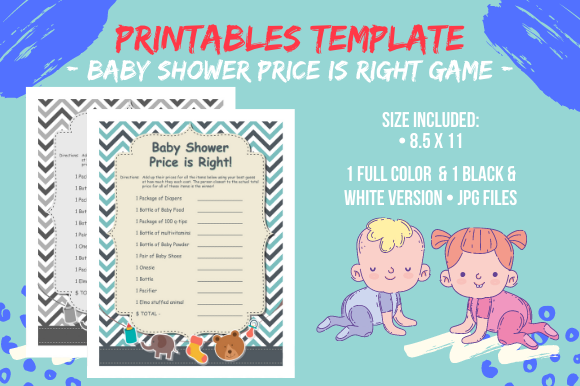 Download Baby Shower Price is Right Game 4 Adults - Shower Collection